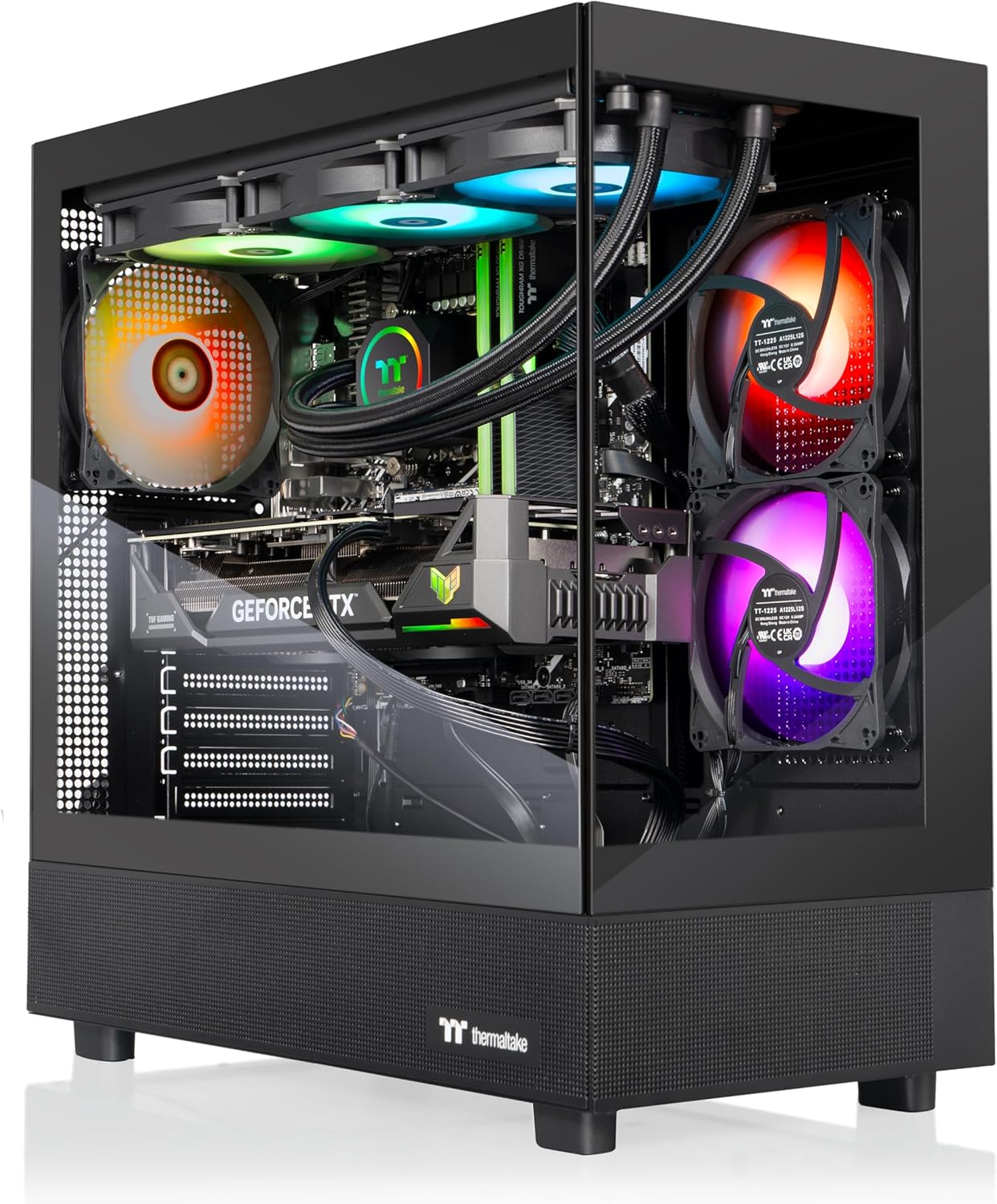 Thermaltake Vista i47T Gaming Desktop (Intel® Core i7-14700KF, ToughRam 32GB DDR5 5600MT/s RGB Memory, NVIDIA® GeForce RTX 4070 Ti Super, 2TB NVMe M.2, WiFi, Windows 11) V27B-B760-7TS-LCS