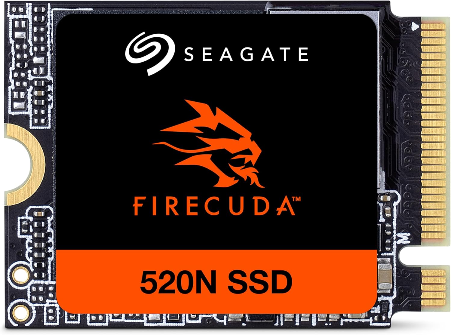 Seagate FireCuda 520N SSD 1TB SSD – M.2 2230-S2, PCIe Gen4 ×4 NVMe 1.4, speeds up to 4800MB/s, Compatible with Steam Deck, Microsoft® Surface, Laptop, with Rescue Services (ZP1024GV3A002)