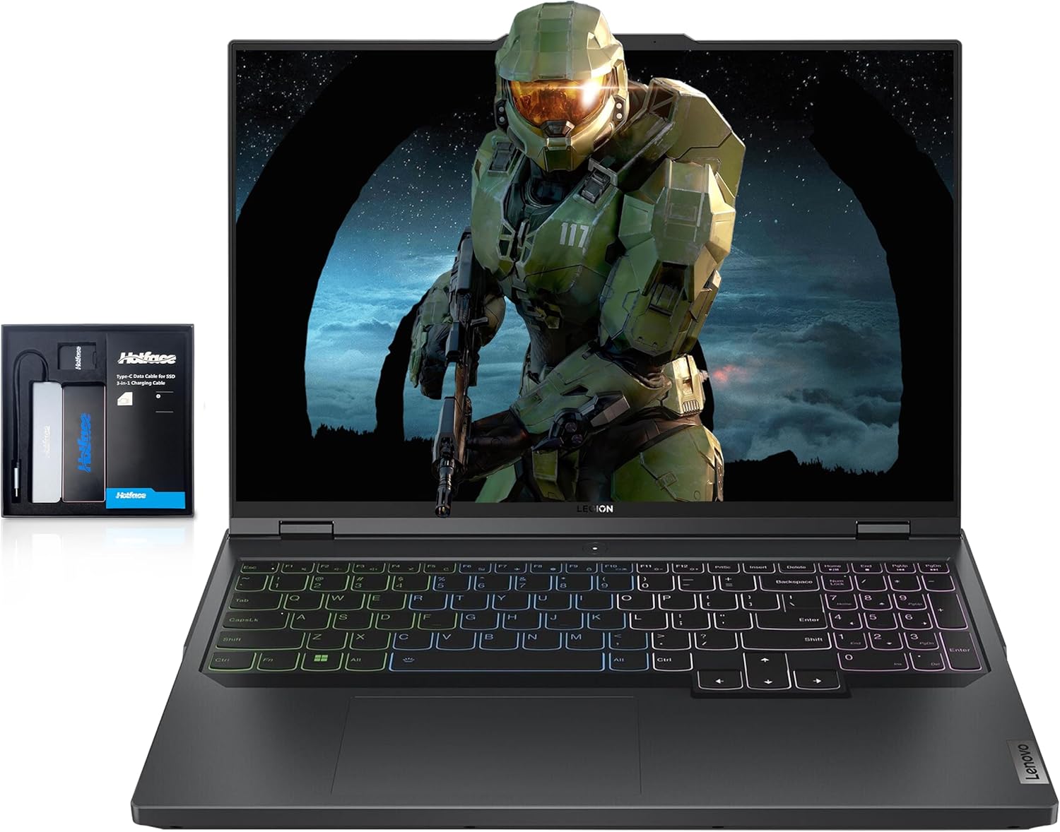 Lenovo Legion Pro 5 Gaming Laptop, 16″ WQXGA 165Hz, AMD Ryzen 7 7745HX, GeForce RTX 4070, 64GB DDR5 RAM, 4TB PCIe SSD, 4-Zone RGB Backlit Keyboard, WiFi 6E, Win 11, Gray, 128GB Hotface Extension Set