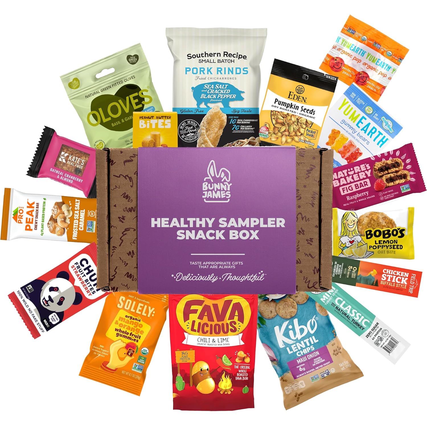 Sampler Snacks Variety Pack – Healthy On-the-Go Snacks for Back to School, Dorms & Study Sessions – Ideal Gift for Students Seeking Delicious, Nutritious Treats Anytime, Anywhere – Great for Care Packages & More