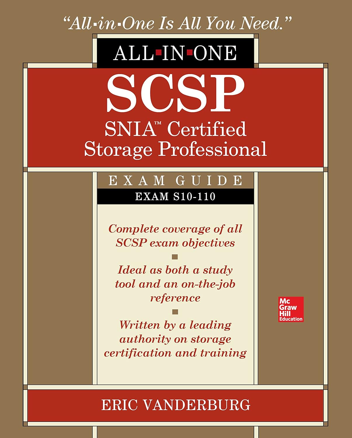 SCSP SNIA Certified Storage Professional All-in-One Exam Guide (Exam S10-110)