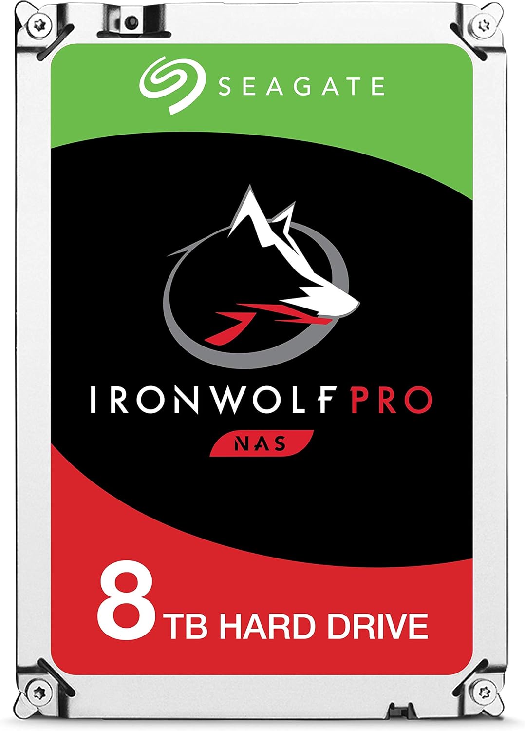 Seagate IronWolf Pro 8TB NAS Internal Hard Drive HDD – CMR 3.5 Inch SATA 6Gb/s 7200 RPM 256MB Cache for RAID Network Attached Storage, Data Recovery Service – Frustration Free Packaging (ST8000NE001)