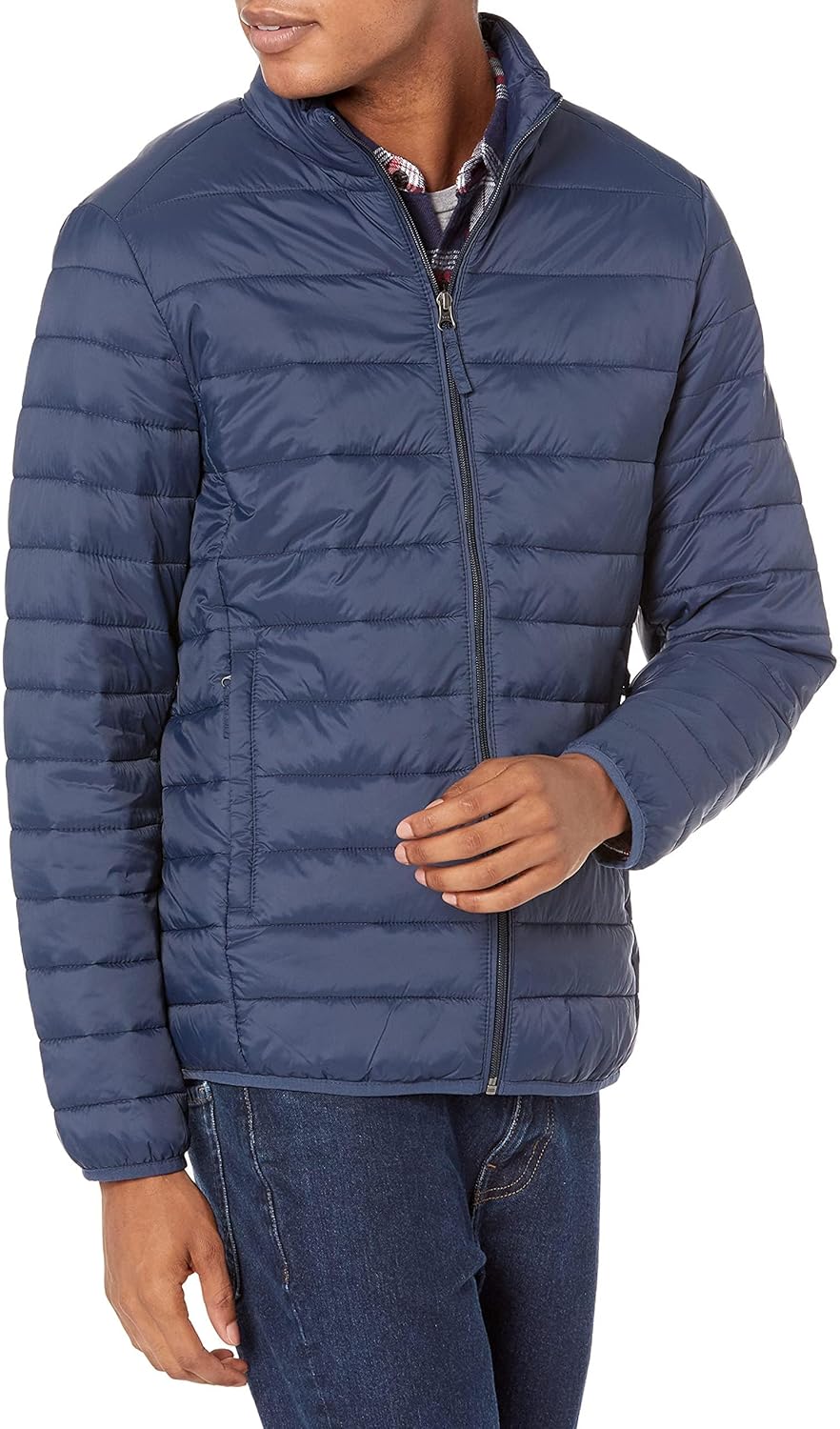 Amazon Essentials Men’s Packable Lightweight Water-Resistant Puffer Jacket (Available in Big & Tall)