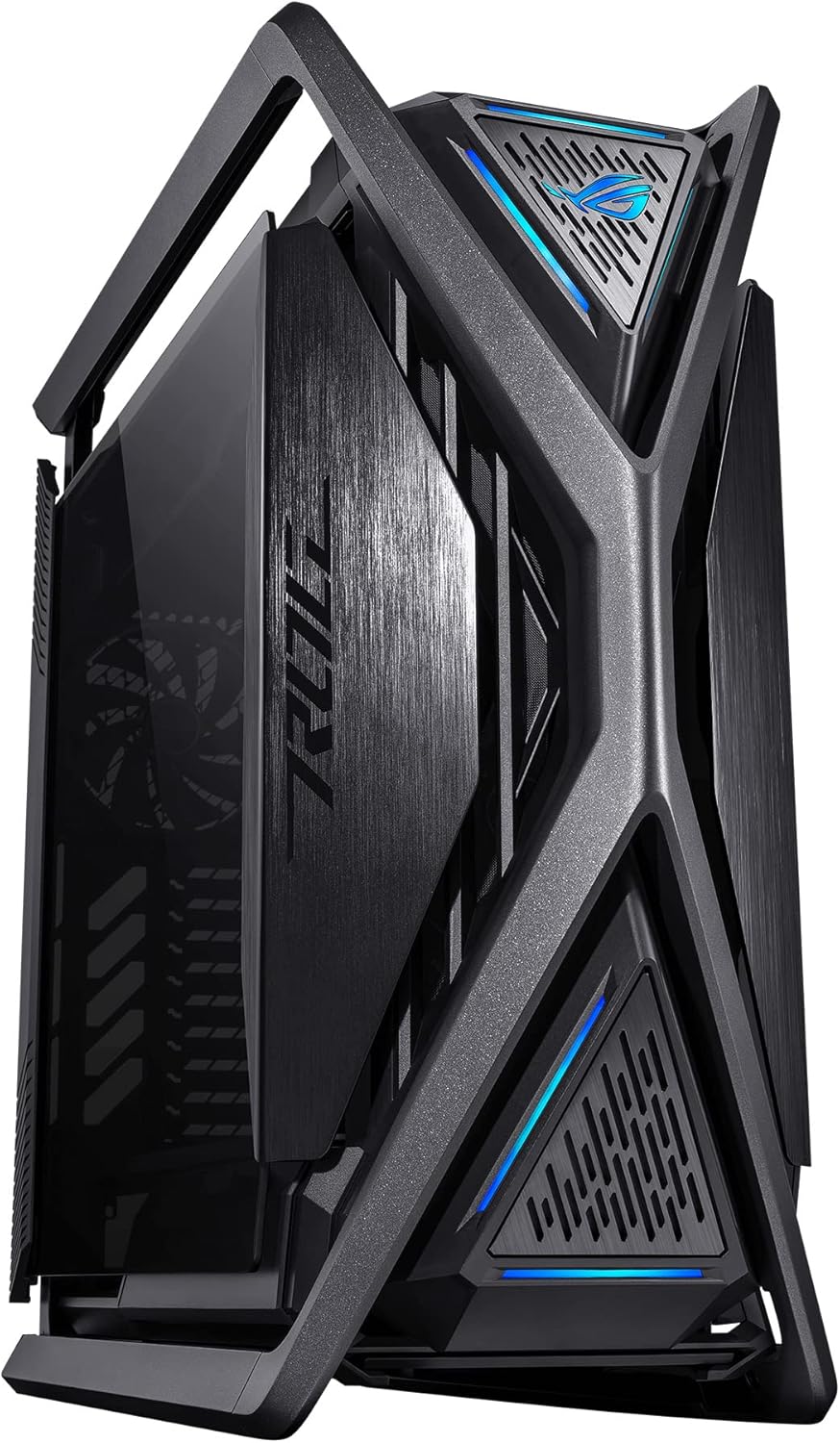 ASUS ROG Hyperion GR701 EATX Full-Tower Computer case with semi-Open Structure, Tool-Free Side Panels, Supports up to 2 x 420mm radiators, Built-in Graphics Card Holder,2X Front Panel Type-C