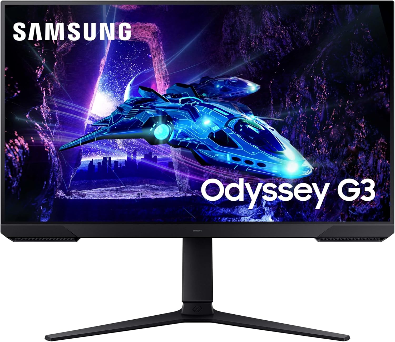 SAMSUNG 32-Inch Odyssey G3 (G30D) Series FHD Gaming Monitor, 1ms, 180Hz, AMD FreeSync, Adjustable Stand, Black Equalizer, Virtual Aim Point, Eye Saver Mode, Flicker-Free, LS32DG302ENXZA, 2024