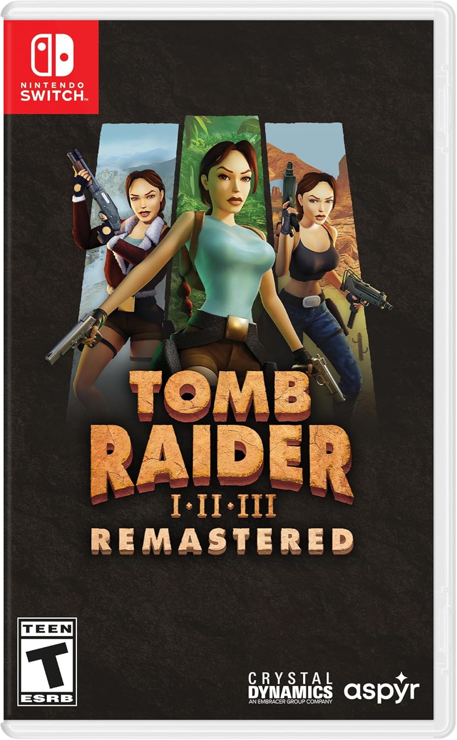 Tomb Raider I-III Remastered Starring Lara Croft – Nintendo Switch