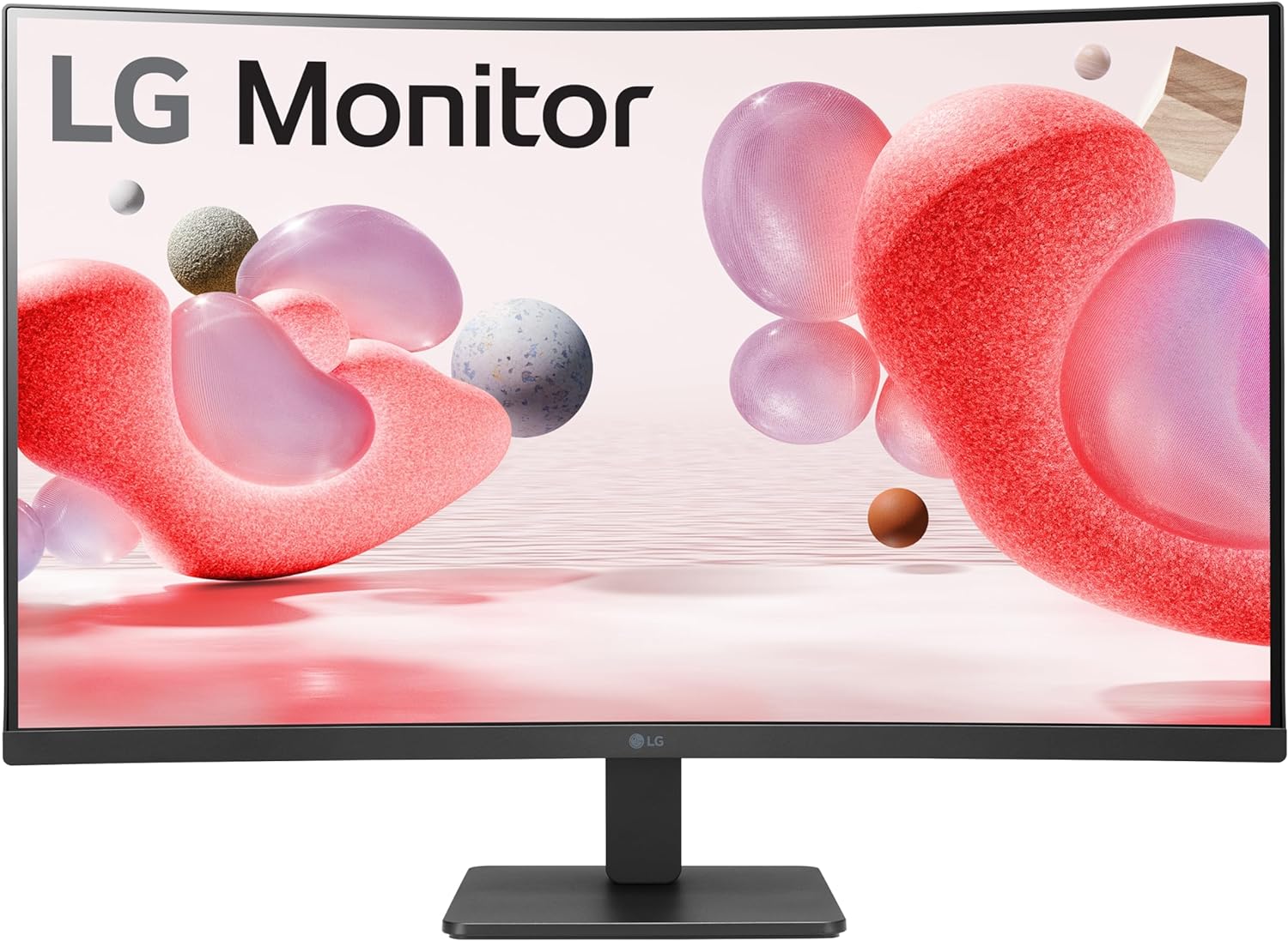 LG 32MR50C-B Curved Monitor 32-Inch FHD 100Hz AMD FreeSync OnScreen Control Dynamic Action Sync Black Stabilizer Tilt Stand (HDMI) – Black