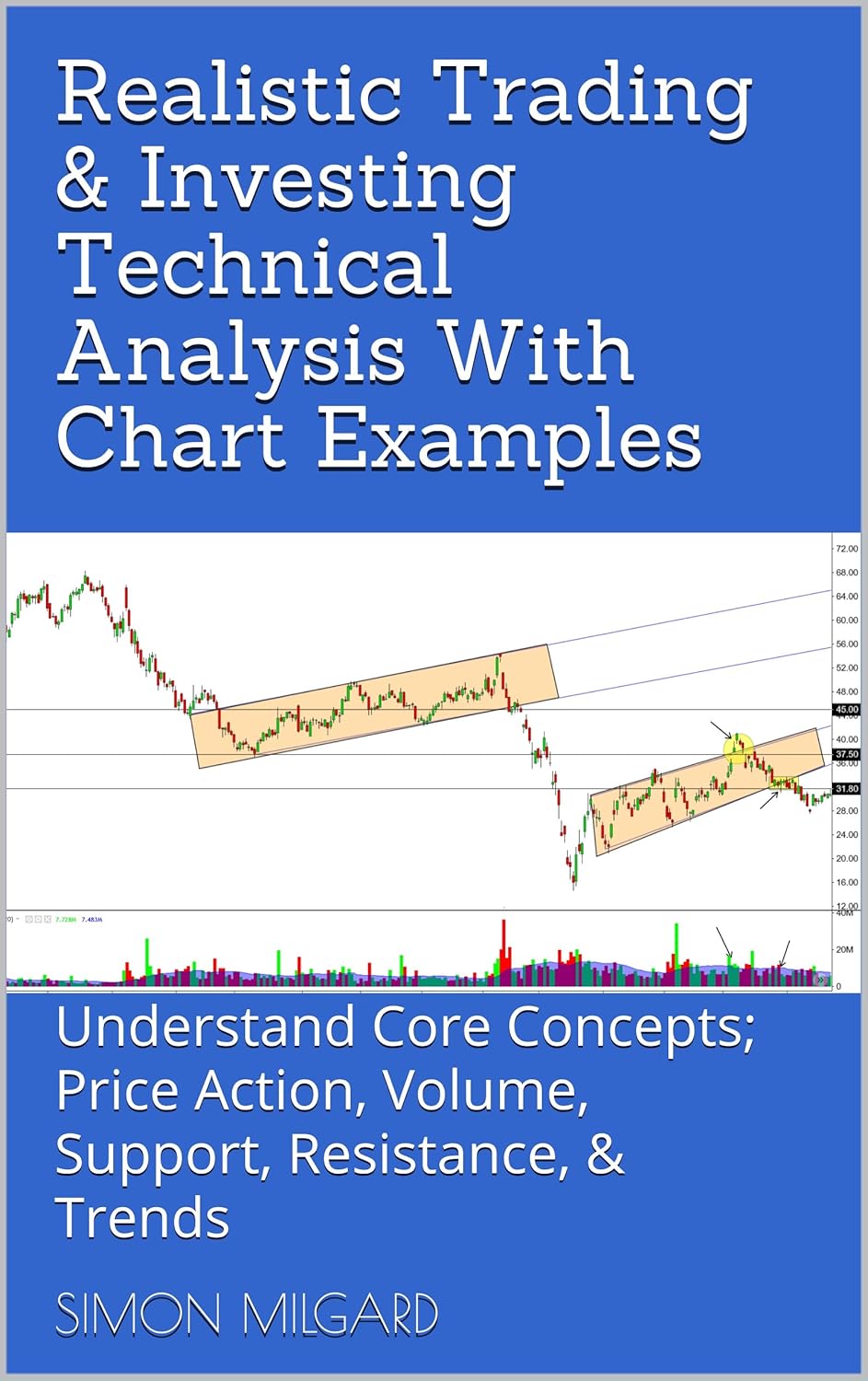 Realistic Trading & Investing Technical Analysis With Chart Examples: Understand Core Concepts; Price Action, Volume, Support, Resistance, & Trends