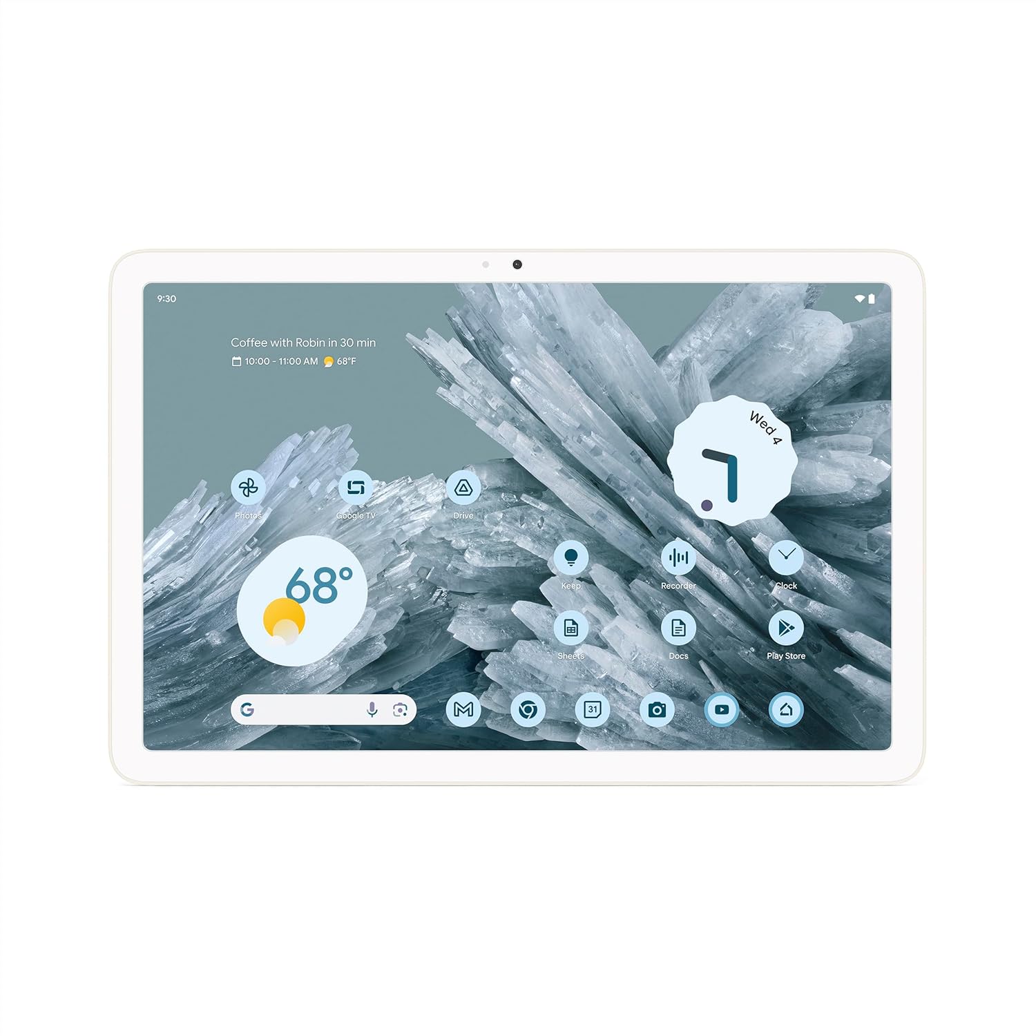 Google Pixel Tablet – Android Tablet with 11-Inch Screen and Extra-Long Battery Life – Porcelain – 8 GB RAM – 128 GB