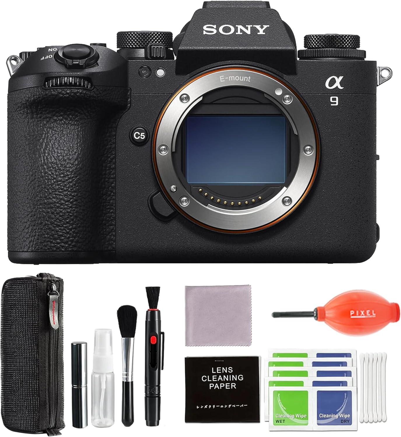 Sony Alpha 9 III Mirrorless Camera with Pixel Advance Accessories & Travel Bundle | Sony a9iii, Full-Size