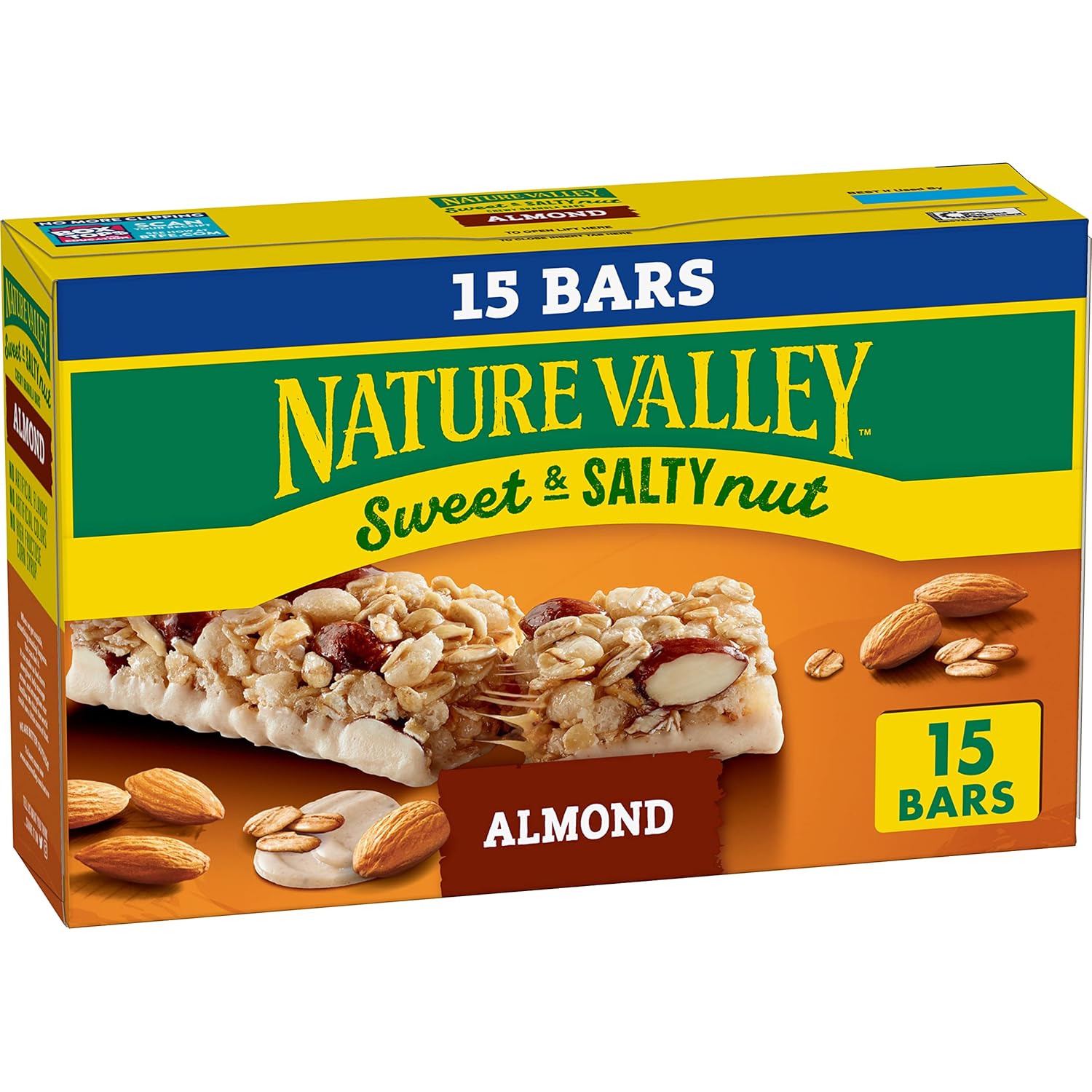 Nature Valley Granola Bars, Sweet and Salty Nut, Almond, 15 Bars, 18 OZ