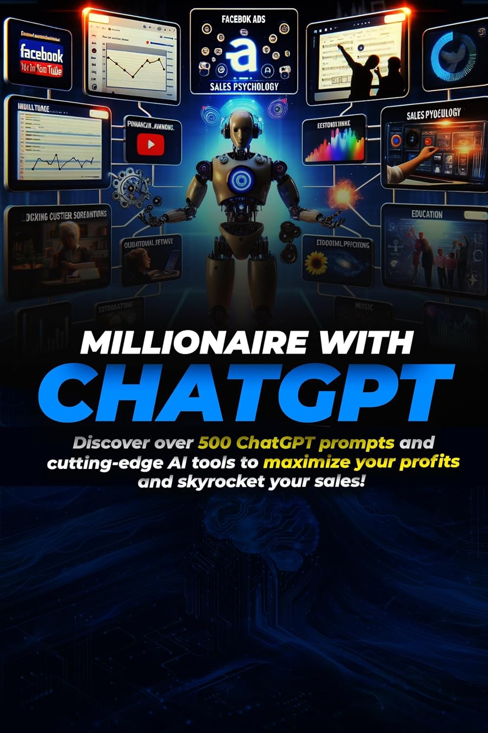 Millionaire thanks to ChatGPT : Discover over 500 ChatGPT prompts and cutting-edge AI tools to maximize your profits and boost your turnover! (Digital Revolution: AI at the service of business)