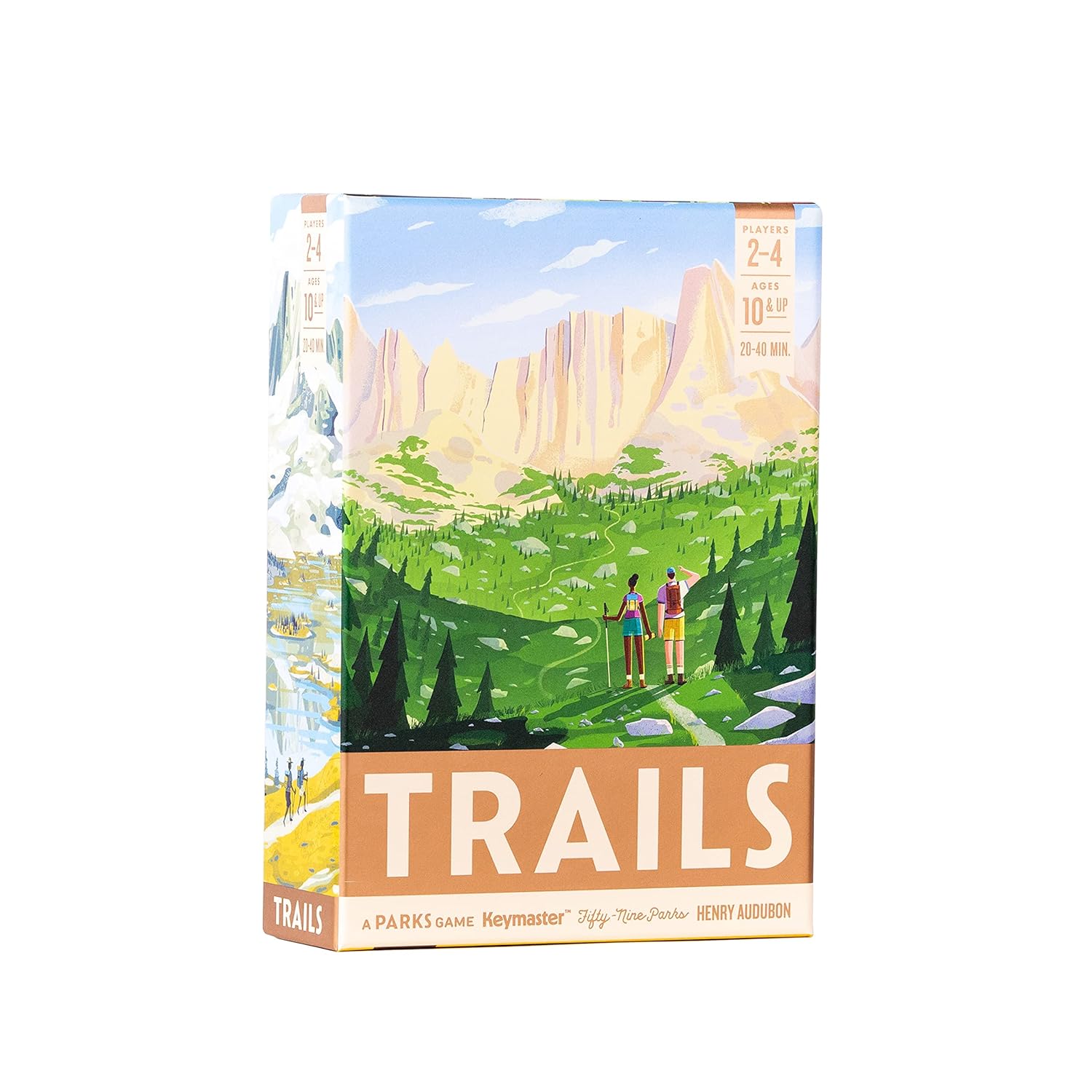 Keymaster Trails Strategy Hiking Board Game