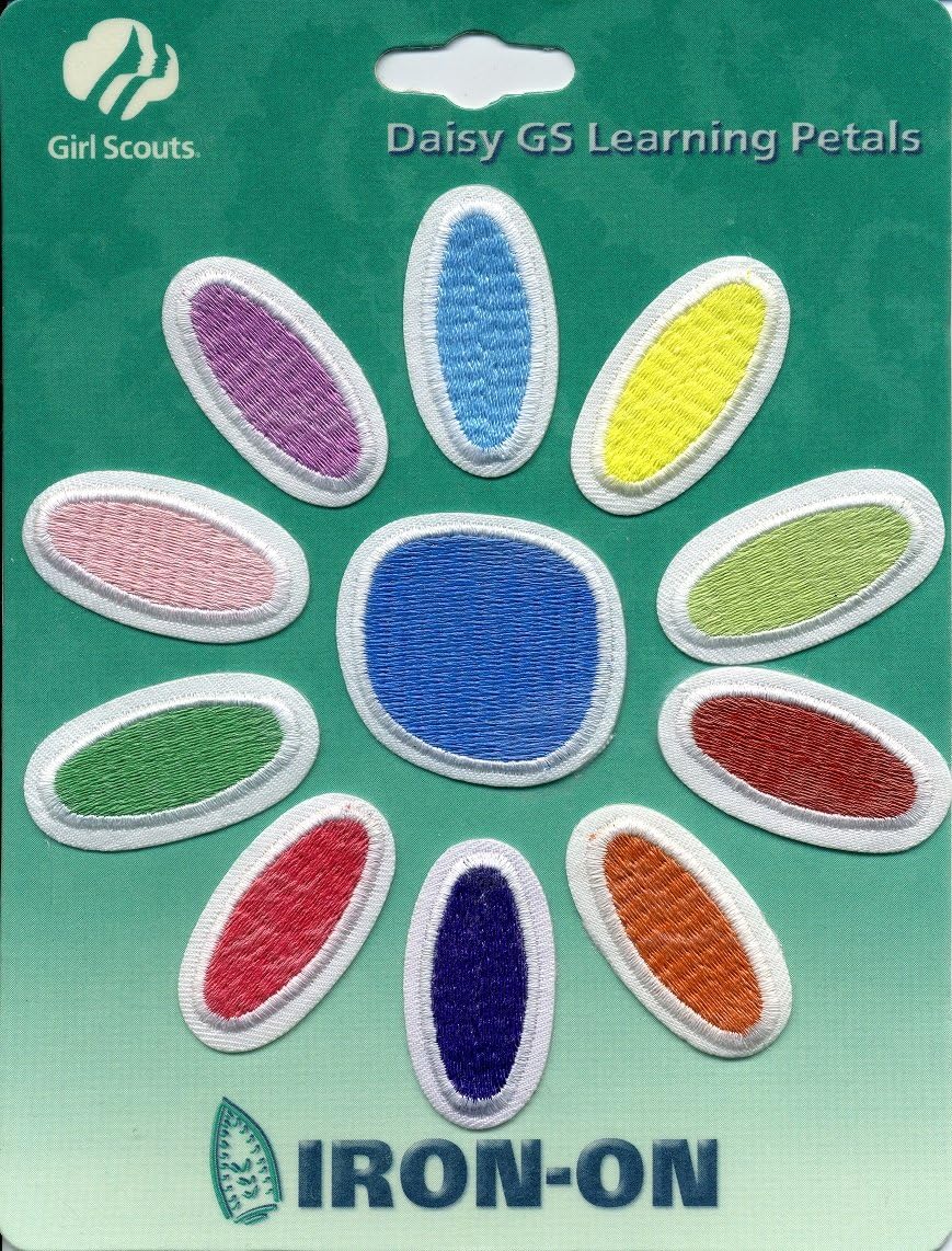 Girl Scouts – Iron-on – Daisy GS Learning Petals