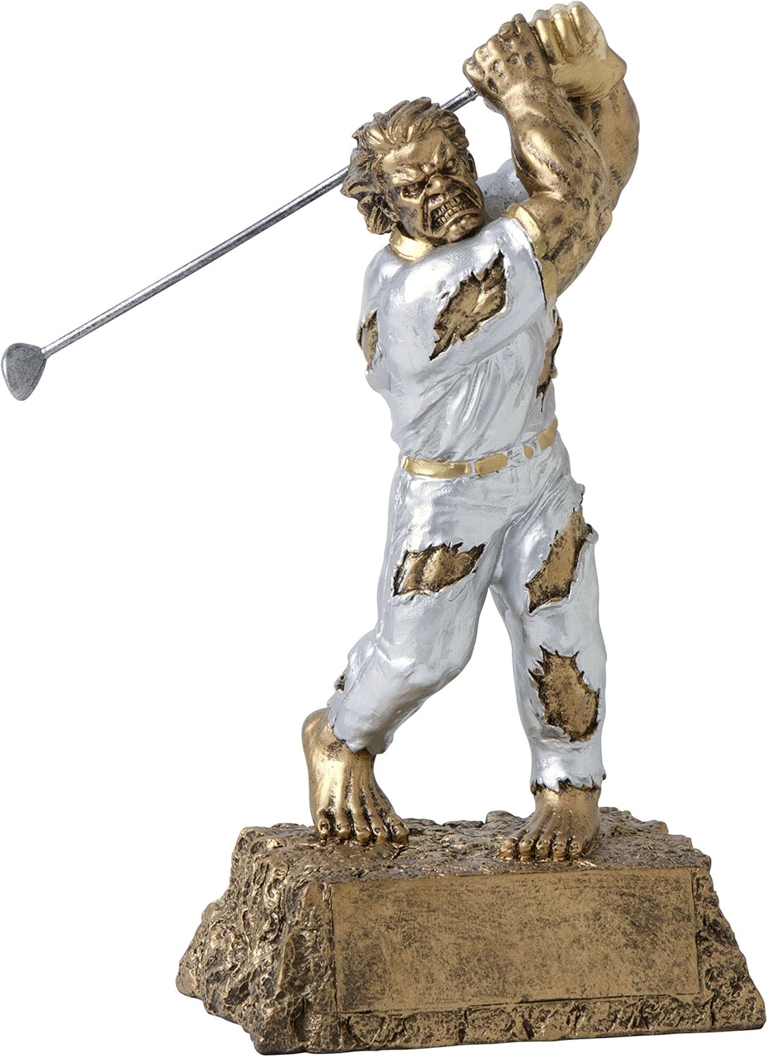 Decade Awards Monster Golf Trophy – 7.25 Inch Tall | Beast of The Green Award | Distinctive Recognition for Outstanding Golfers | Celebrate Your Golf Tournament Victors – Engraved Plate on Request