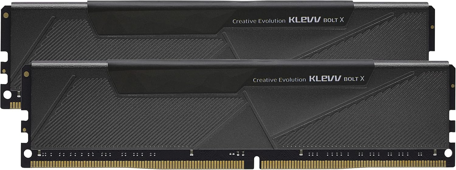 KLEVV Bolt X DDR4 16GB (2x8GB) 3200MHz CL16 1.35V Gaming Desktop Ram Memory SK Hynix Chip XMP 2.0 Ready (KD48GU880-32A160U)