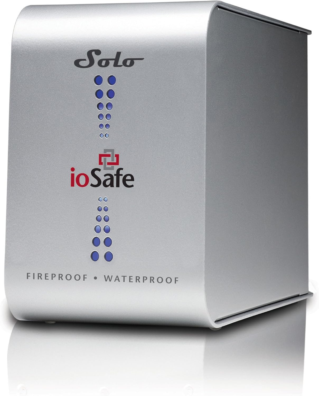 ioSafe Solo 500 GB Fireproof and Waterproof External Hard Drive with 1 Year Data Recovery Service SL0500GBUSB20 (Silver)