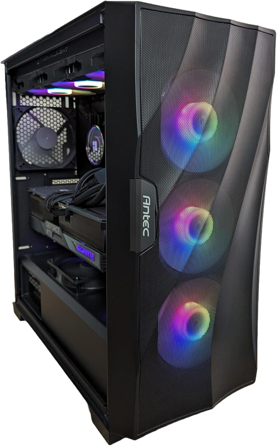 Centaurus Andromeda A7 – AMD Ryzen 9 7900X3D 12-Core, 32GB DDR5 RAM, RTX 4080 Super, 2TB SSD, Liquid CPU Cooler, Windows 11 PRO, WiFi. Custom Professional Gaming PC