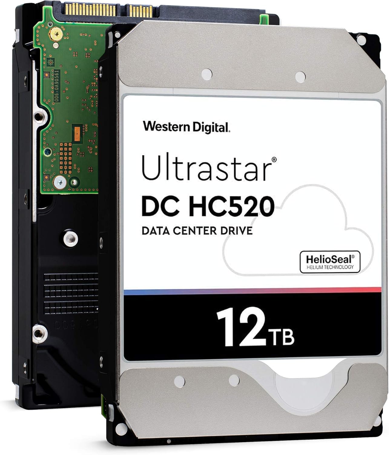 HGST WD Ultrastar DC HC520 12TB HDD 7200 RPM SATA 6Gb/s 256MB Cache 3.5-Inch Enterprise Hard Drive | Power-Disable | HUH721212ALE604 0F29592 (Renewed)