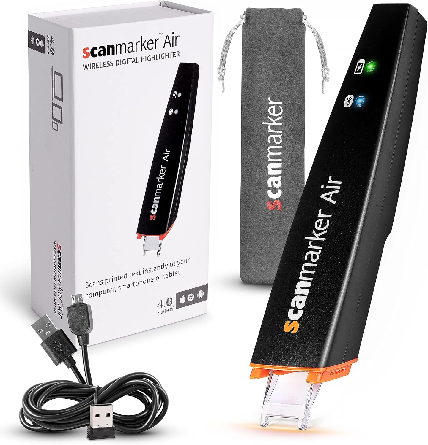 Scanmarker Air Pen Scanner & Translation Pen | Reading Pen for Dyslexia, Students & Professionals – Compatible with Mac, Windows, iOS & Android