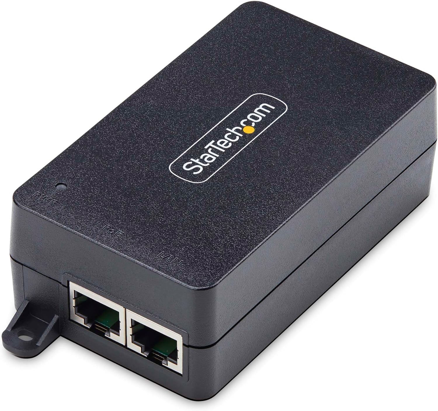 StarTech.com 1-Port 2.5GbE PoE+ Injector, 10M/100M/1G/2.5G Ethernet, PoE/PoE+ (802.3af/802.3at), Multi-Gigabit, Midspan, 30W