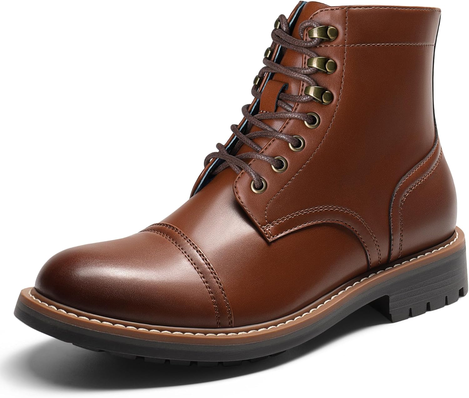 Leather Oxford Dress Boots For Men