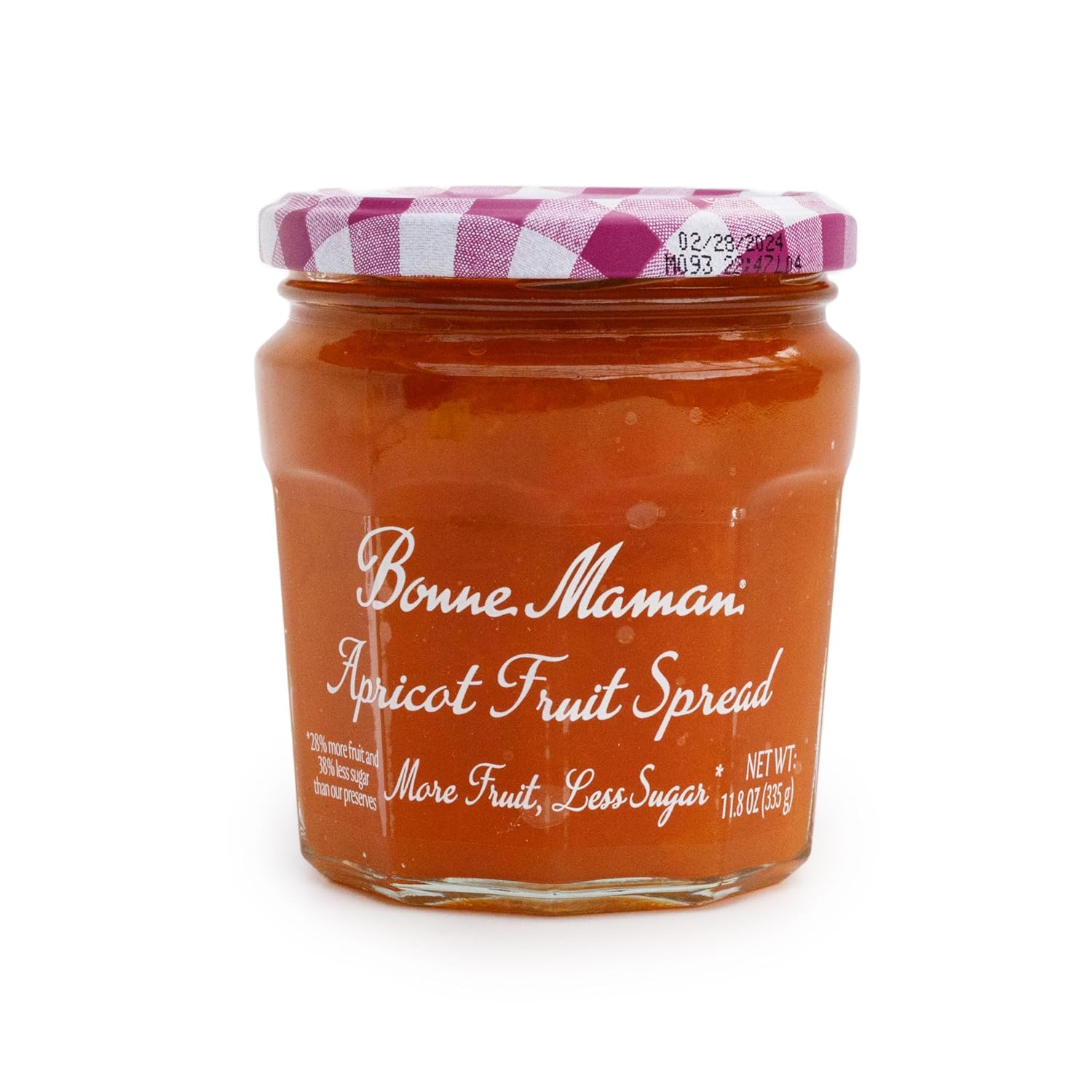 BONNE MAMAN Apricot Fruit Spread, 11.8 OZ