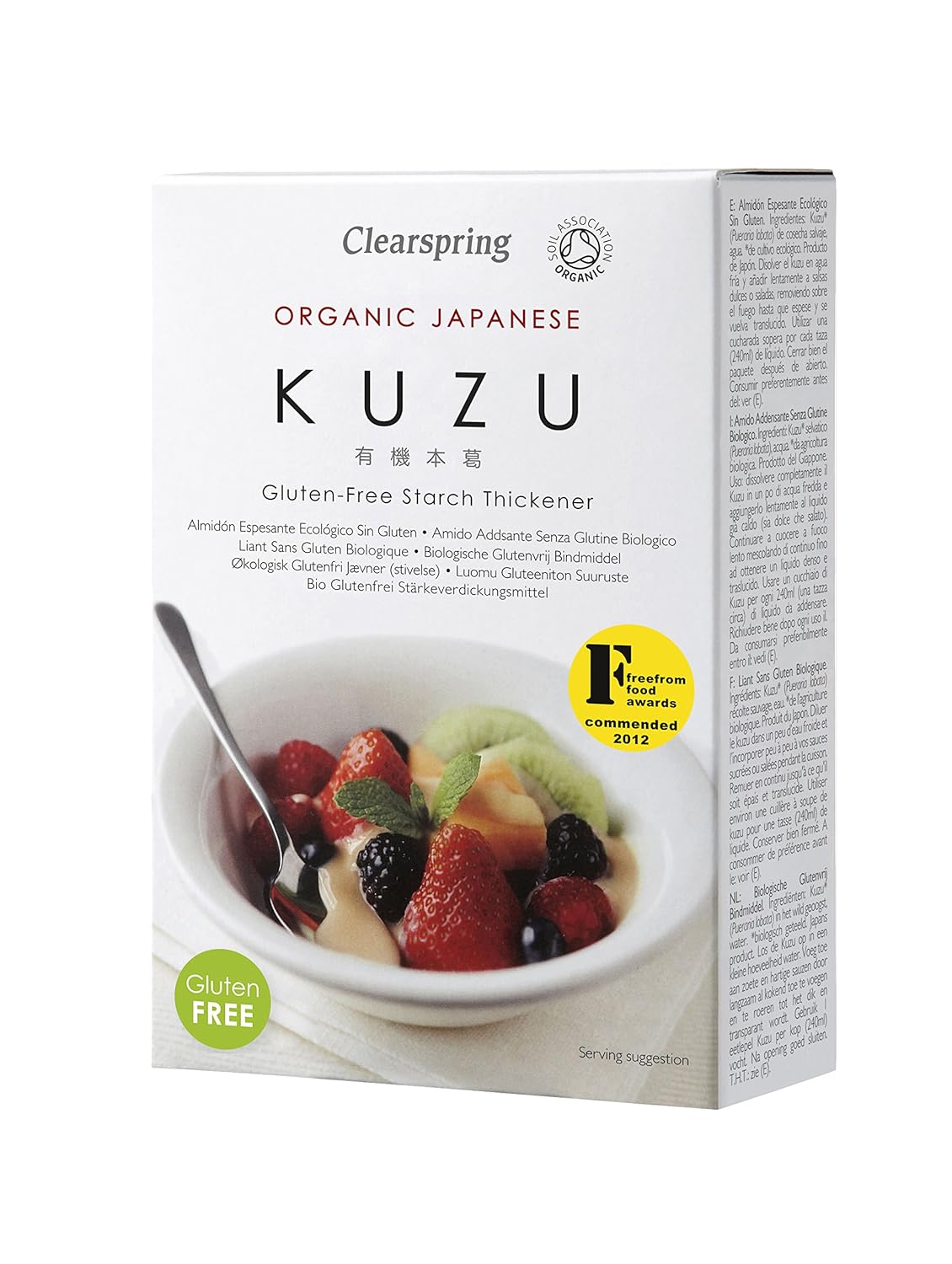 Clearspring – Organic Japanese Kuzu – Gluten Free Starch Thickener – 125g