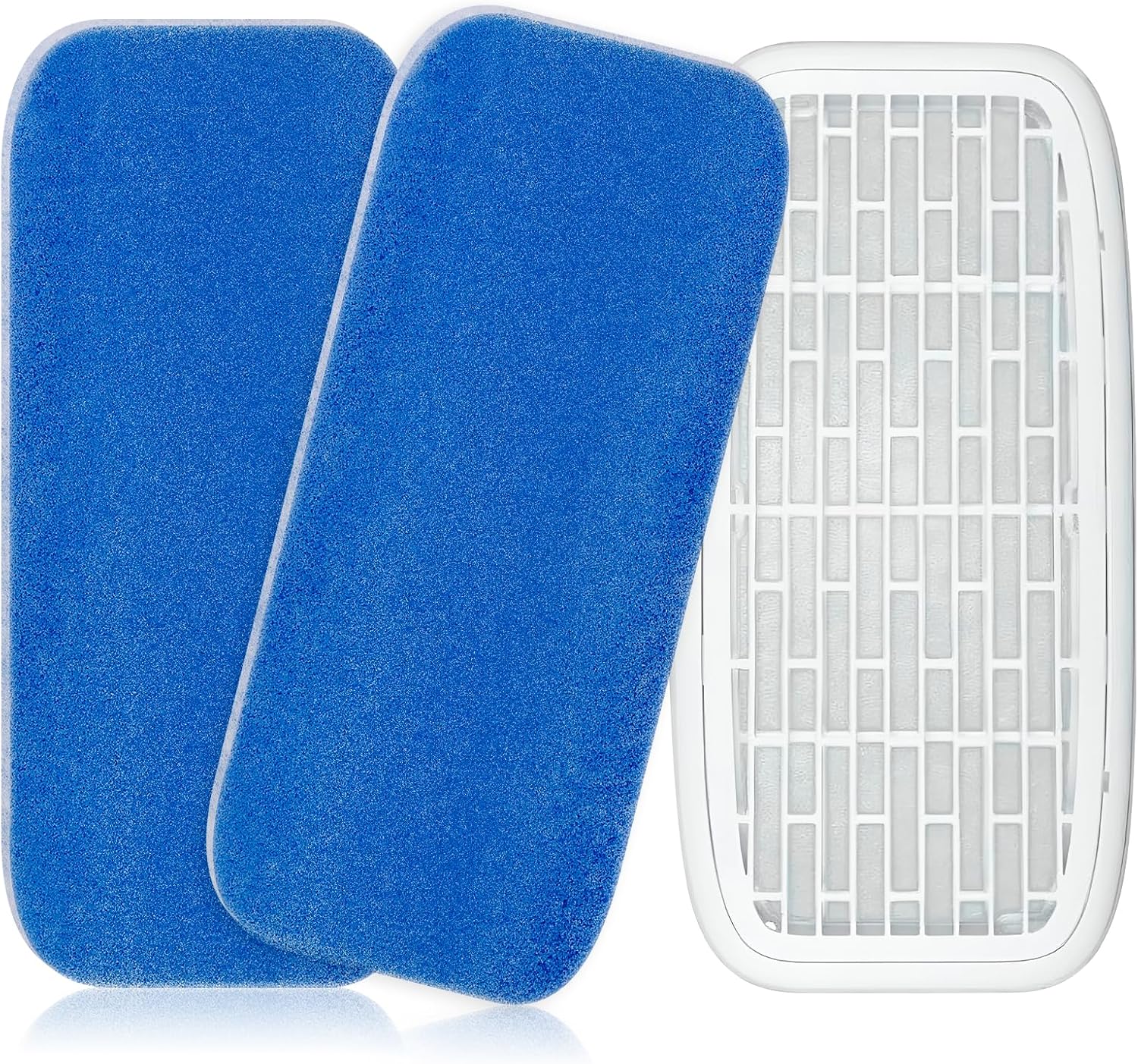 12.875” x 5.5” RV AC Air Filter Replacement Compatible with Entegra Luxury Fifth Wheel Air Conditioner – 2 Pack Air Conditioning Unit RV Foam Pad for Camper Vent MERV 6 AC 160g Filter, Blue