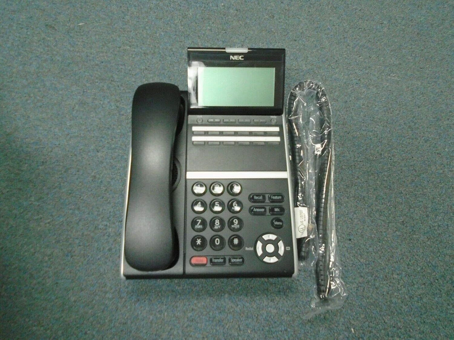 NEC DTZ-12D-3(BK) DT430 Digital 12 Button Display Endpoint Black Phone, Stock# 650002 by NEC