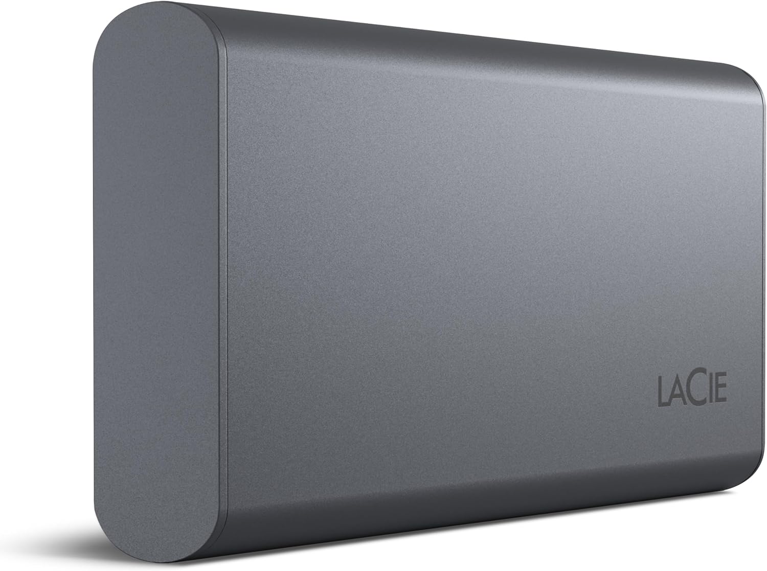 LaCie Mobile Drive Secure 2TB External Solid State Drive Portable SSD – Space Grey, USB-C 3.2, for PC and Mac, Recycled Materials, with Adobe All Apps Plan and Rescue Services (STKH2000800)