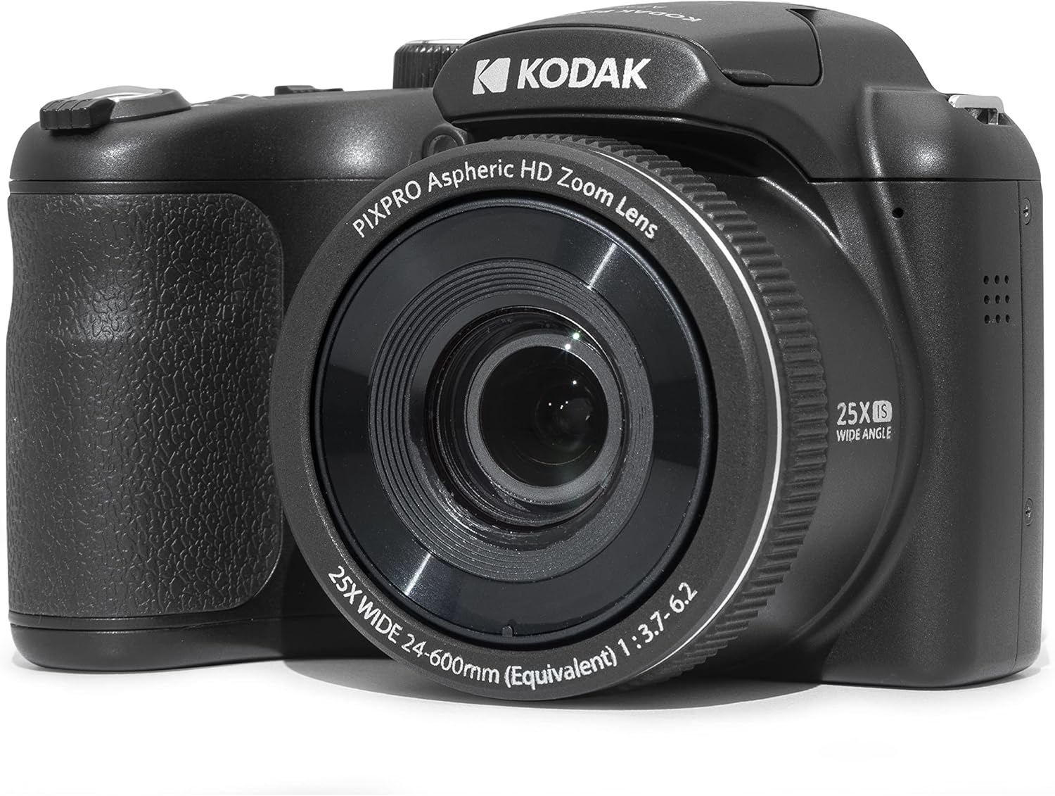 KODAK PIXPRO AZ255-BK 16MP Digital Camera 25X Optical Zoom 24mm Wide Angle Lens Optical Image Stabilization 1080P Full HD Video 3″ LCD Vlogging Camera (Black)