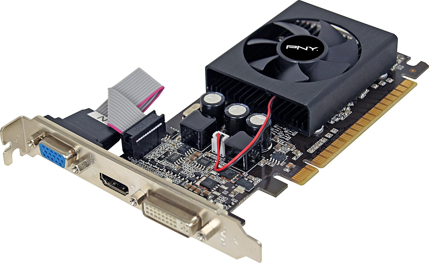 PNY VCGGT610XPB GeForce 1024MB 64-bit DDR3 HDCP Ready Graphics Card