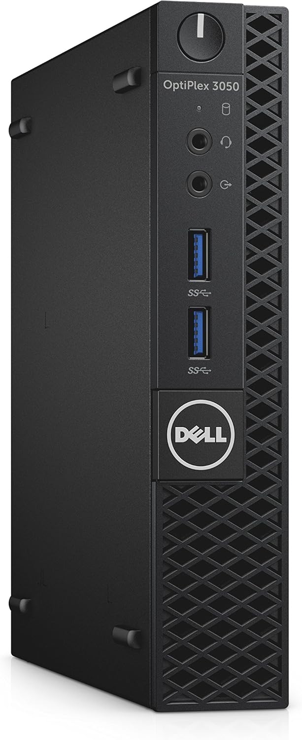 Dell Optiplex 3050 Micro Business Desktop Computer (Intel Core i3-6100T, 4GB DDR4, 128GB SS Windows 10 Pro (Renewed)