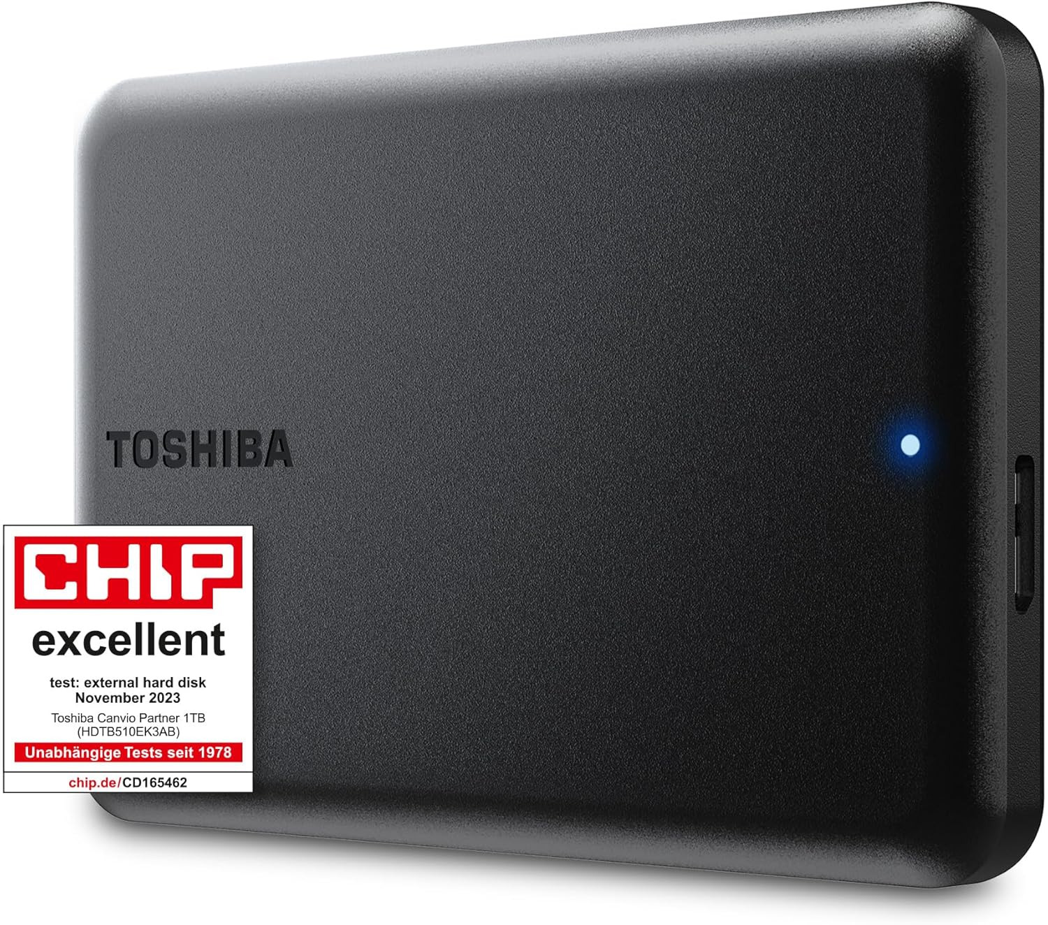 Toshiba Canvio Partner 1TB Portable 2.5’’ External Hard Drive, USB 3.2, Mac & Windows Compatible. Xbox, PS4