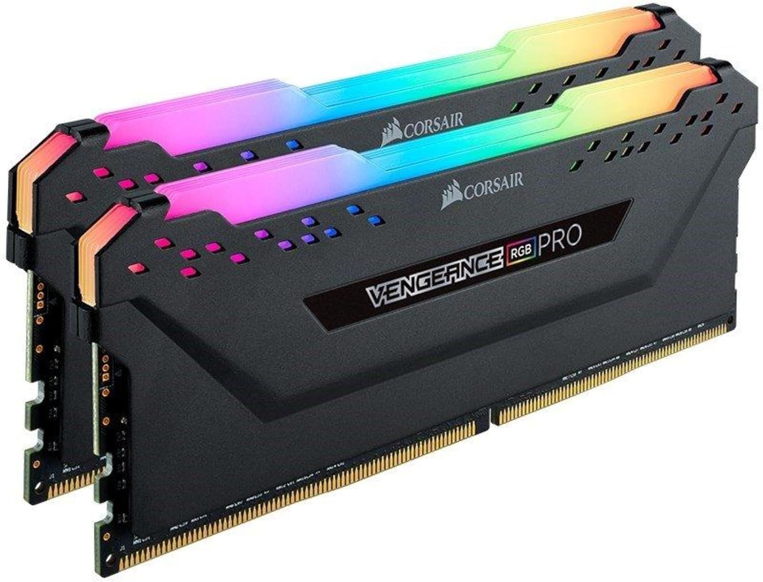 CORSAIR VENGEANCE RGB PRO 16GB (2x8GB) DDR4 3600MHz C18 LED Desktop Memory – Black