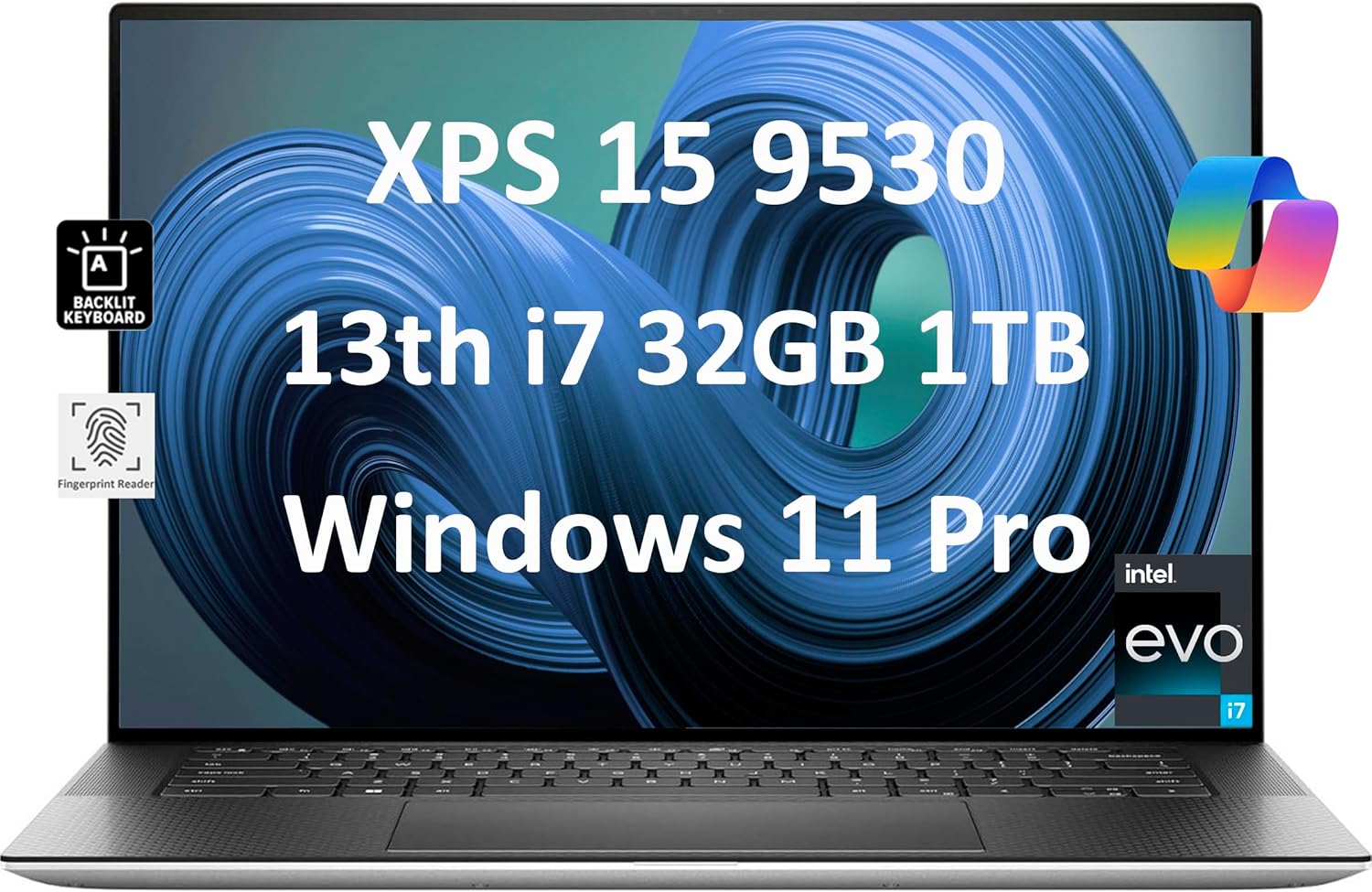 Dell XPS 15 9530 Business Laptop, Intel 10-Core i7-13620H (Beat i9-12900H), 32GB DDR5 RAM, 1TB SSD, 15.6″ FHD+ IPS 500nits, Backlit,Thunderbolt 4, 18-Hr Battery Life, Win 11 Pro w/AI Copilot, Silver