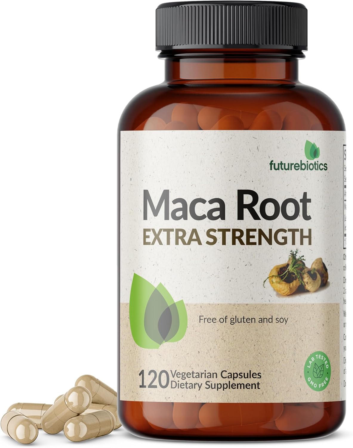 Futurebiotics Maca Root Extra Strength 4000 MG Supports Energy, Stamina & Reproductive Health, Non-GMO, 120 Vegetarian Capsules