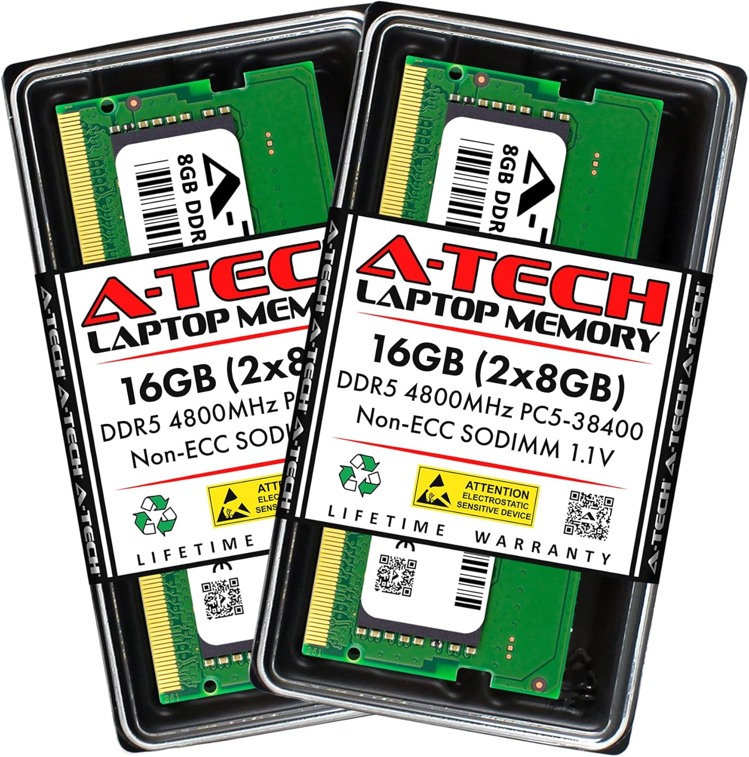 A-Tech 16GB (2 x 8GB) RAM for HP Elite Mini 600 G9 | DDR5 4800MHz SO-DIMM PC5-38400 262-Pin Non-ECC Memory Upgrade Kit