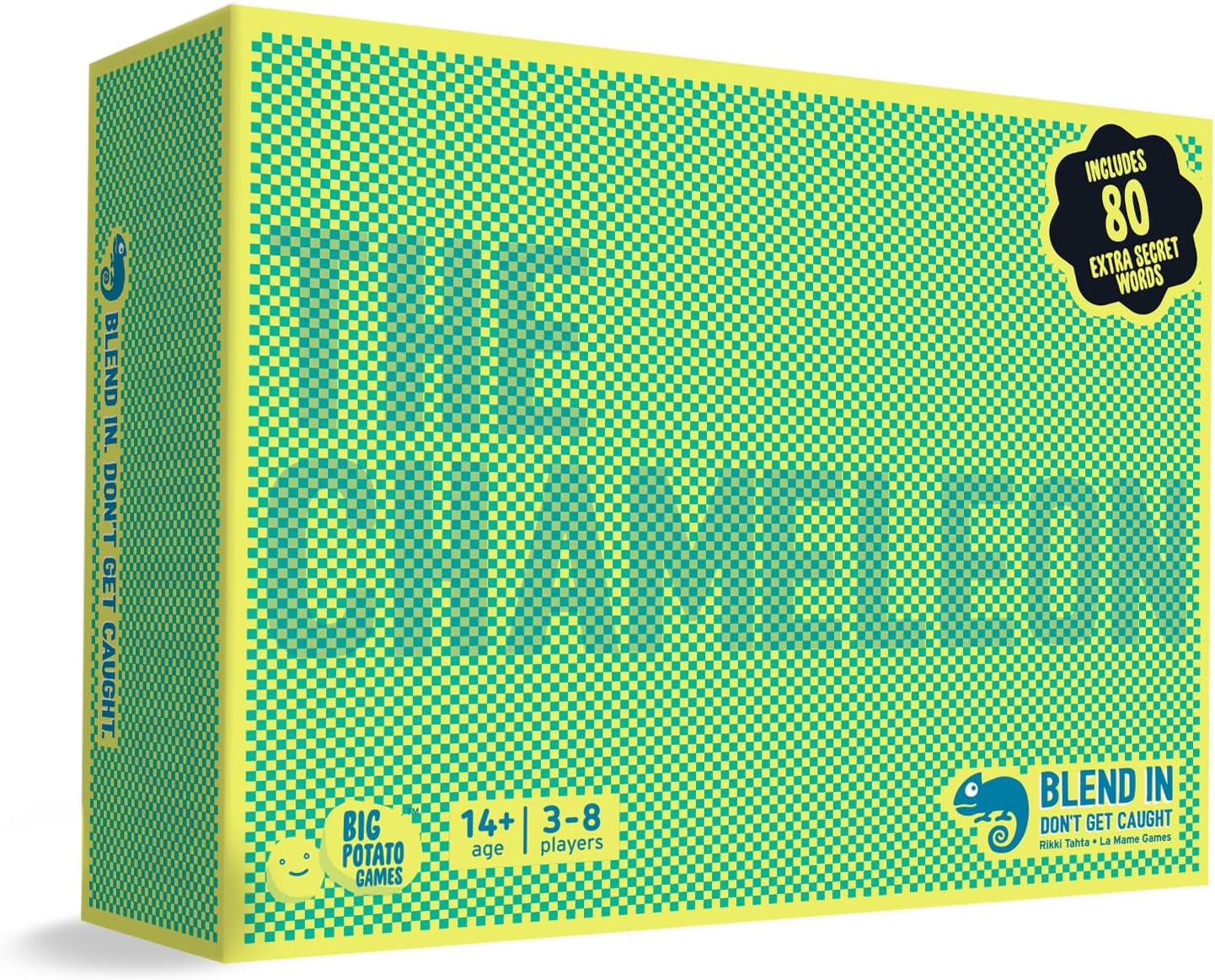 The Chameleon, Award-Winning Board Game for Families & Friends | Includes 80 Extra Secret Words