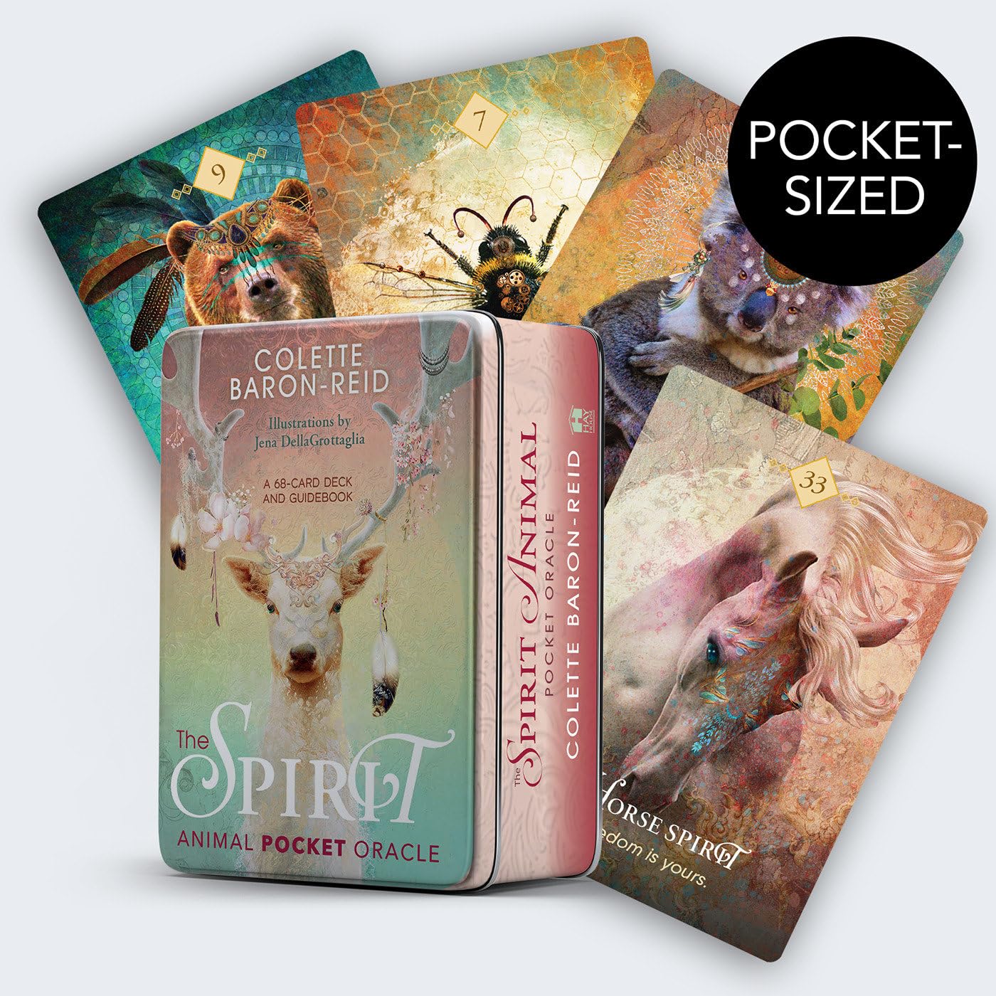 The Spirit Animal Pocket Oracle: A 68-Card Deck – Animal Spirit Cards with Guidebook