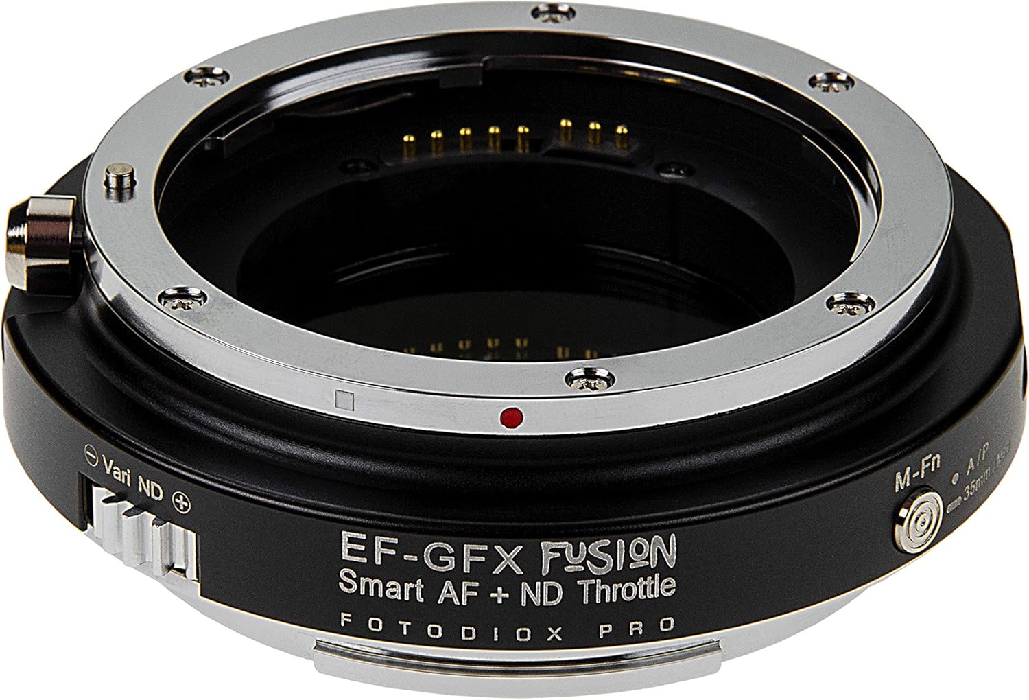 Fotodiox Vizelex Cine ND Throttle Fusion Lens Adapter Compatible with Canon EOS EF/EF-S Lenses to Fujifilm G-Mount GFX Cameras