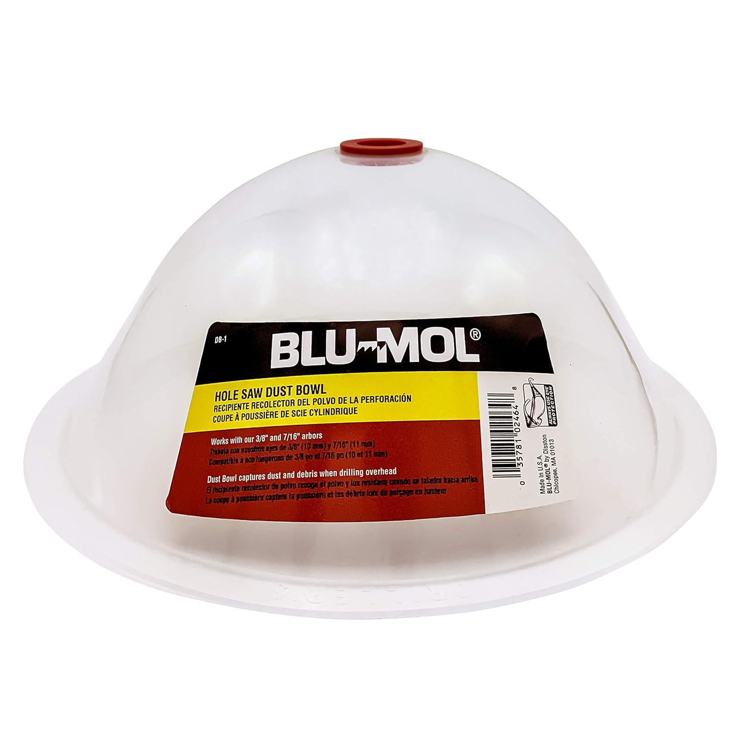 Disston E0215000 Blu-Mol RemGrit Collapsible Hole Saw Accessories Dust Bowl, for Installing Recessed Lights and Works With All Hole Saws