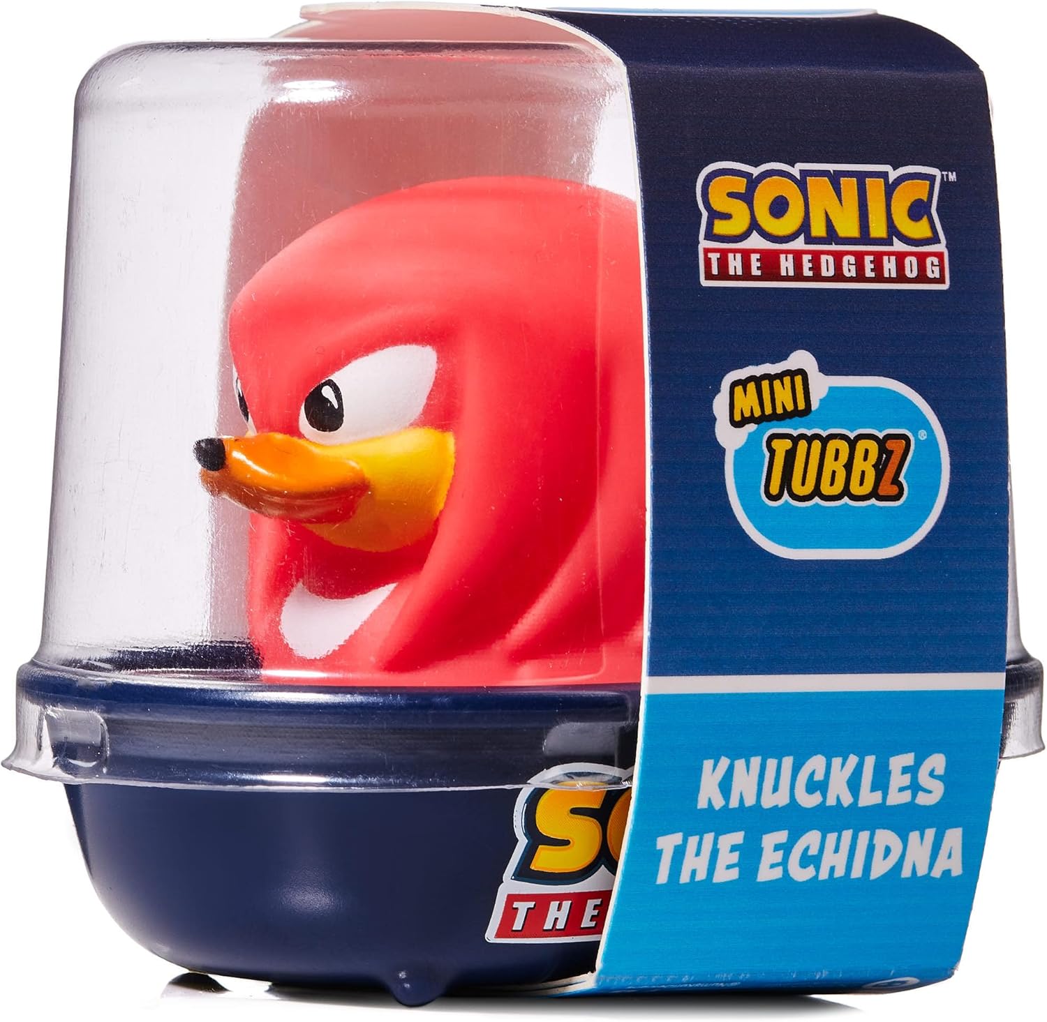 TUBBZ Mini Knuckles Collectible Vinyl Rubber Duck Figure – Official Sonic The Hedgehog Merchandise – Kids TV, Movies & Video Games