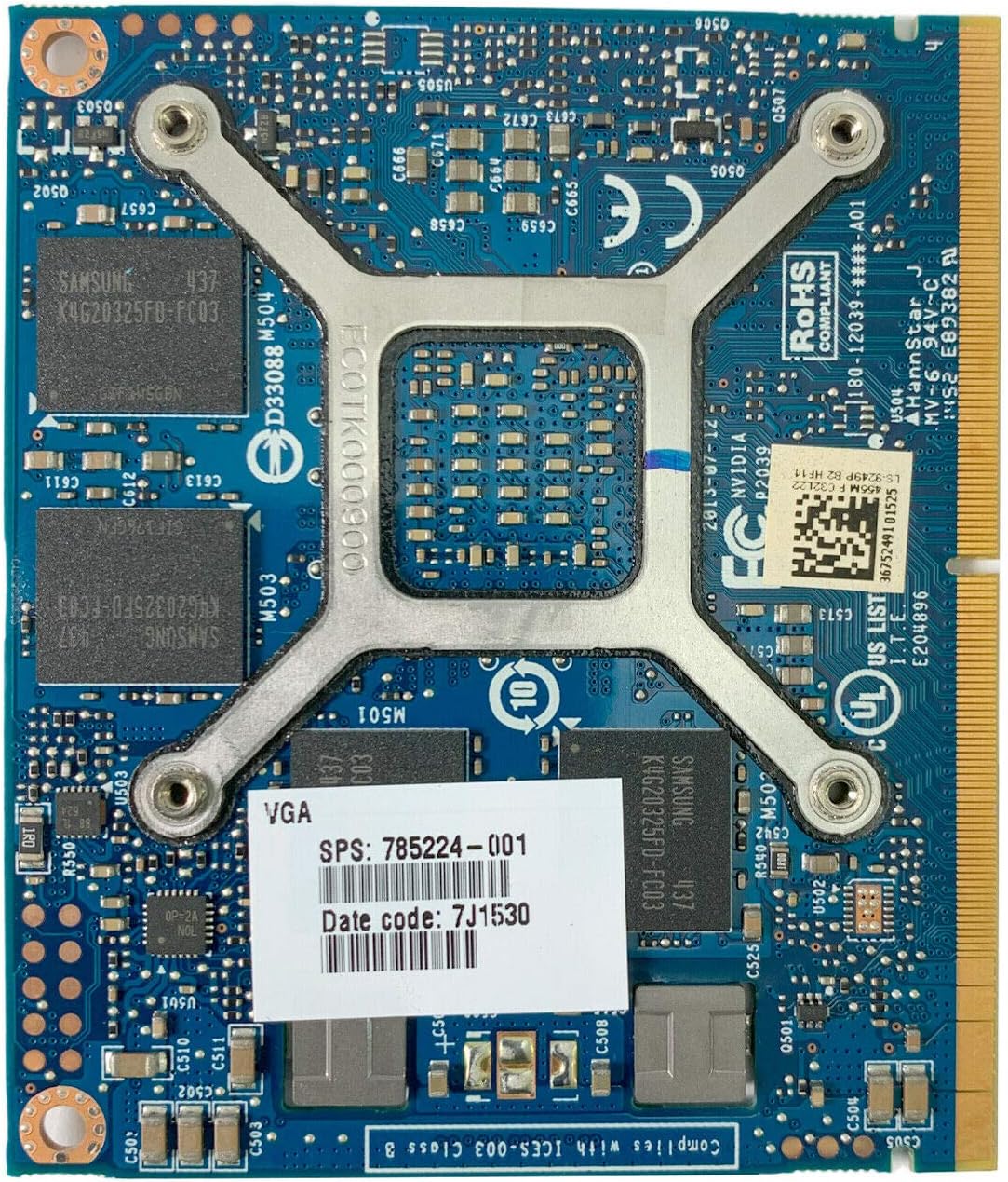 HP NVIDIA Quadro K2100M NVIDIA N15P-Q3 Graphics Board, 785224-001 (NVIDIA N15P-Q3 Graphics Board)