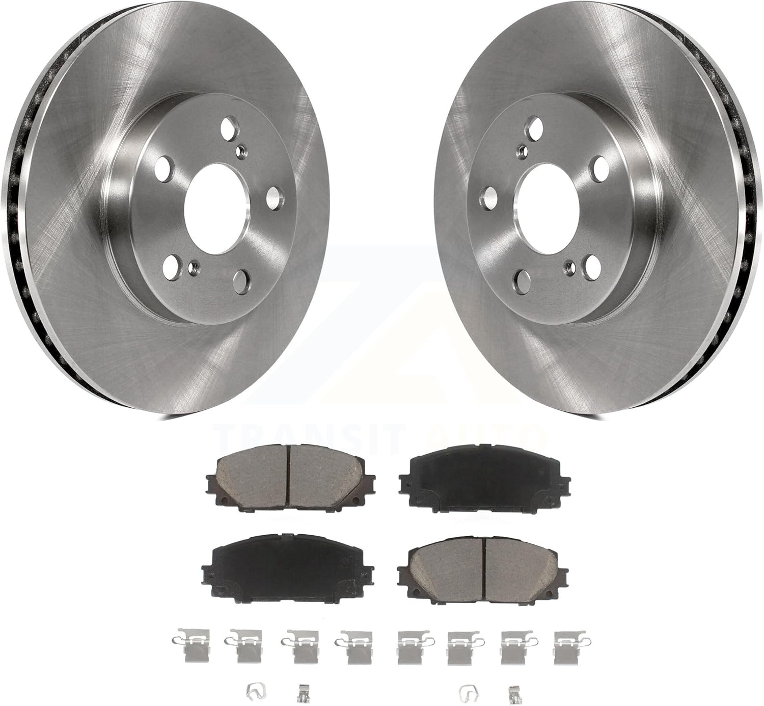 CMX Front Disc Brake Rotors And Ceramic Pads Kit Replacement For Toyota Prius Lexus CT200h Plug-In K8C-100500