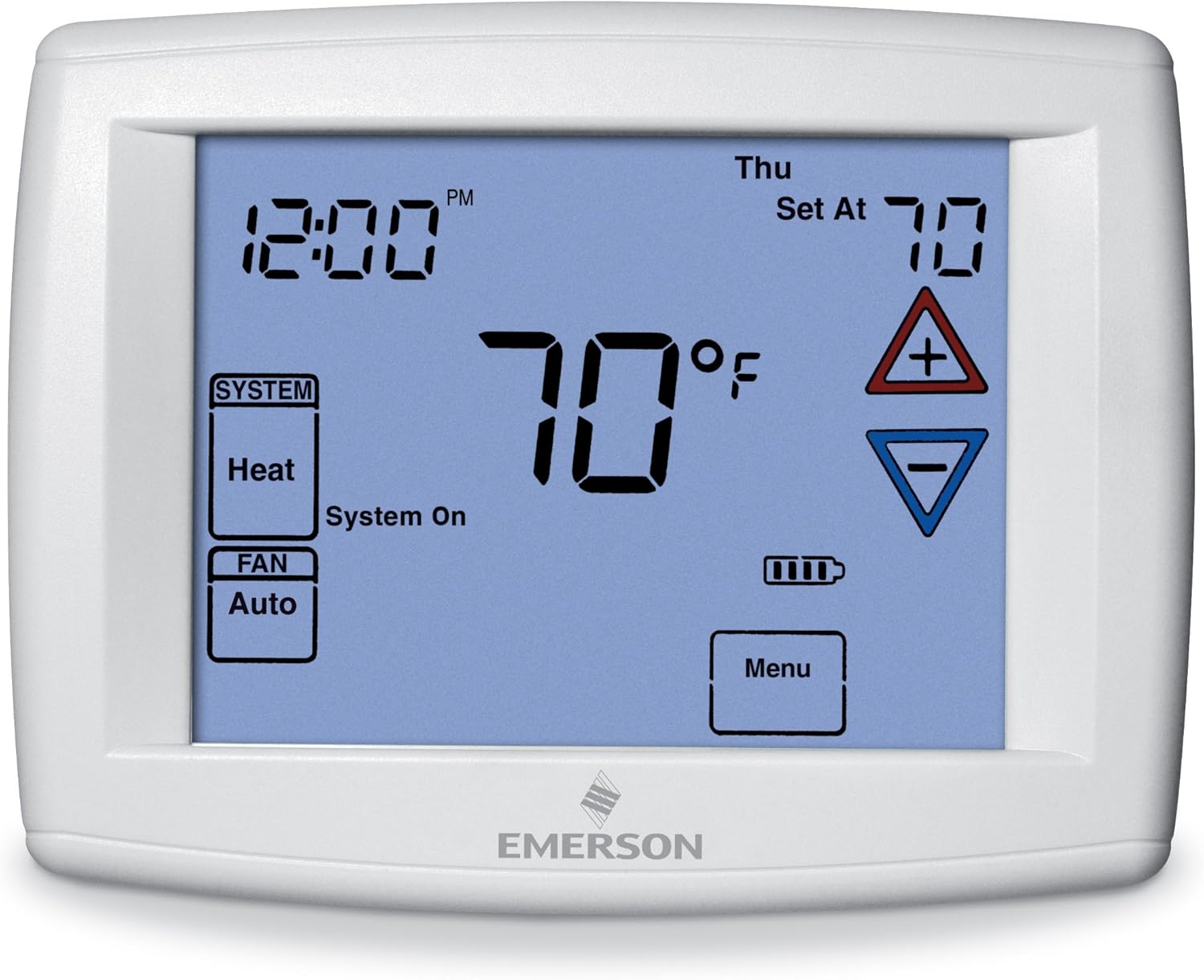 Emerson 1F95-1277 Touchscreen 7-Day Programmable Thermostat