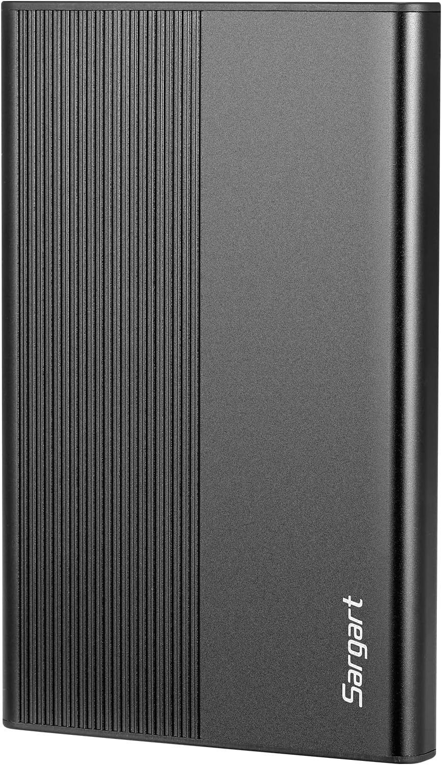 320GB Portable External Hard Drive USB3.0 Mobile HDD Storage for PC, Mac, Desktop, Laptop, Mac, Chromebook, Xbox One, Xbox 360, PS4 (Black)