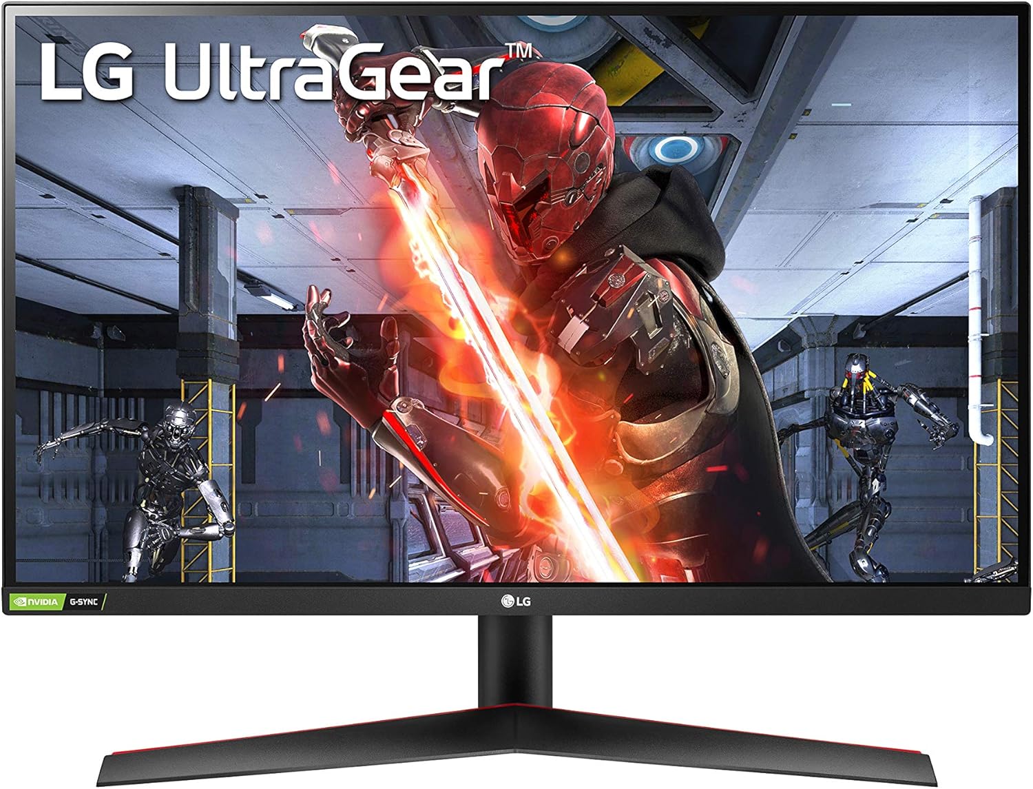 LG 27GN800-B UltraGear 27 inch QHD (2560×1440) IPS 144Hz 1ms Gaming Monitor AMD FreeSync Premium G-Sync Compatible HDR10 HDMI DisplayPort Black