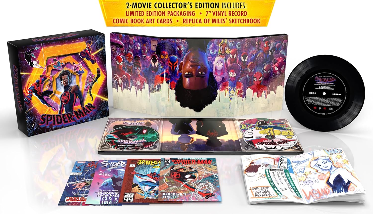 Spider-verse 2-Movie Collector’s Edition – Multi-Feature (4 Discs) – UHD/Blu-ray + Digital